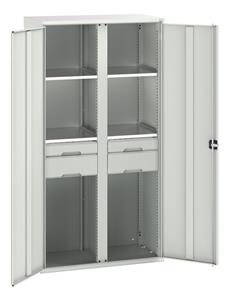 Bott Verso Basic Tool Cupboards Cupboard with shelves Verso 1050x550x2000H Partition Cupboard 4 Drawer 4 Shelf
